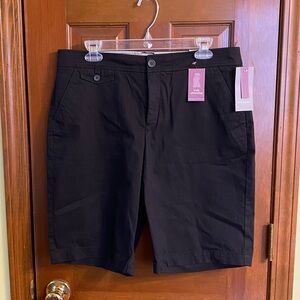 Dockers Collection Mid Rise Curvy Fit Bermuda Shorts NWT